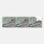 River trout (Ayu) by Andō, Hiroshige Ukiyo-e. Bumper Stickers
