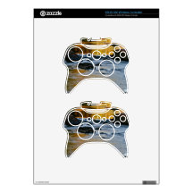 RIVER TURNING INTO LIQUID GOLD XBOX 360 CONTROLLER SKINS