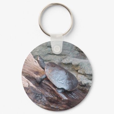 River Turtle Keychains by smilodonart