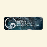 River Unicorn Address Label labels