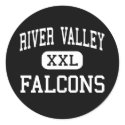 River Valley - Falcons - High - Yuba City stickers by customteamsportswear River Valley - Falcons - High - Yuba City stickers