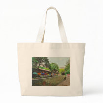 River Walk San Antonio, TX Painting Canvas Bags