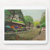 River Walk San Antonio, TX Painting Mouse Mat