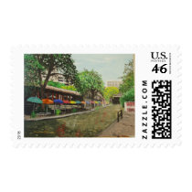 River Walk San Antonio, TX Painting Stamp
