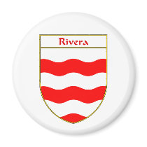 Rivera Coat of Arms/Family Crest magnets