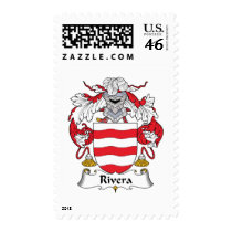 Rivera Family Crest postage by coatsofarms Rivera Family Crest postage