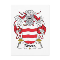Rivera Family Crest postcards by coatsofarms Rivera Family Crest postcards