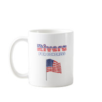 Rivera for Congress Patriotic American Flag Design Mug