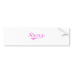 Rivera Last Name Classic Style Bumper Sticker
