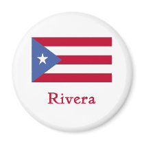 Rivera Puerto Rican Flag magnets