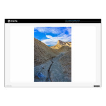 Riverbed view of Zabriskie Point Laptop Skins