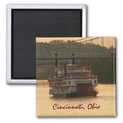 Pictures Of Ohio River. Riverboat on Ohio River Fridge