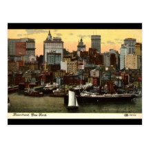 Riverfront New York City Vintage c1905 Post Cards