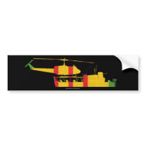 Riverine Inf. ATC(H) & UH1 on VSM Ribbon Bumper Stickers