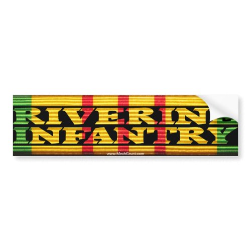 Riverine Infantry VSM Ribbon zazzle_bumpersticker
