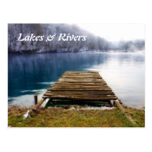Rivers and lakes postcards