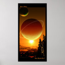 Rivers of Flame - Planet Epsilon Zeta 2 Poster