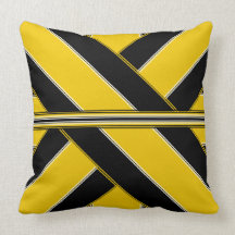 Rivers of Oil and Gold Throw Pillow