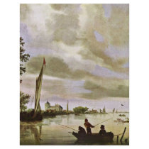 Riverside By Ruysdael Salomon Van (Best Quality) Personalized Flyer