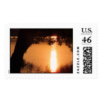 Riverside sunset postage by Jrcphoto Riverside sunset postage