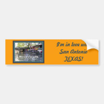 Riverwalk, San Antonio, TEXAS Bumper Sticker