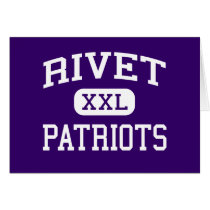 Rivet - Patriots - High School - Vincennes Indiana cards by customteamsportswear Rivet - Patriots - High School - Vincennes Indiana cards