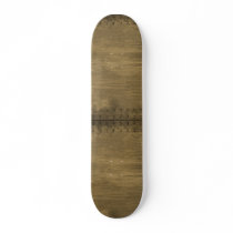rivetted grungy gold metal plate skate decks