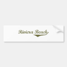 Riviera Beach  Revolution t shirts Bumper Sticker