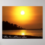 Riviera Maya Cancun Mexico Caribbean Sea at Dawn Posters