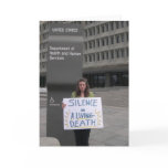 rivka Silence = Living Death greeting card