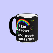 Riyah-Li Design I Eat Rainbows mugs