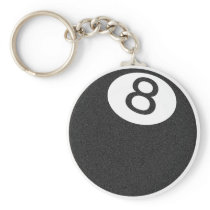 Riyah-Li Designs 8 Ball Key Chain