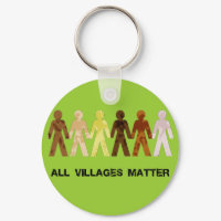 Riyah-Li Designs All Villages Matter keychain