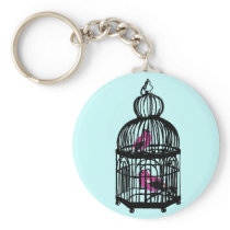 Riyah-Li Designs Caged Birds Keychains