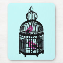 Riyah-Li Designs Caged Birds Mousepads