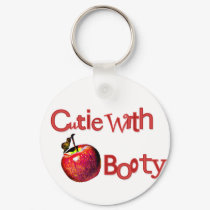 Riyah-Li Designs Cutie With Apple Booty keychains by riyahlidesigns Riyah-Li Designs Cutie With Apple Booty keychains