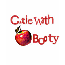 Riyah-Li Designs Cutie With Apple Booty t-shirts by riyahlidesigns Riyah-Li Designs Cutie With Apple Booty t-shirts