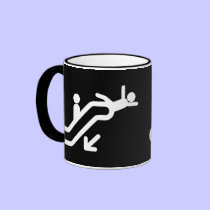 Riyah-Li Designs Escalator Warning mugs