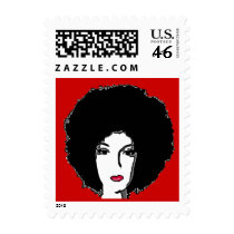 Riyah-Li Designs Foxy Lady Postage Stamps