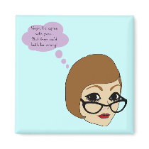 Riyah-Li Designs Gosh I'd Agree magnets