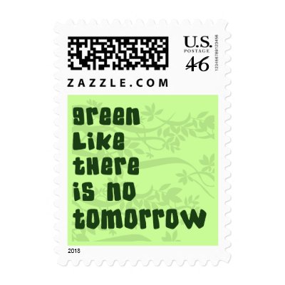 Riyah-Li Designs Green Like There Is No Tomorrow Stamp by riyahlidesigns