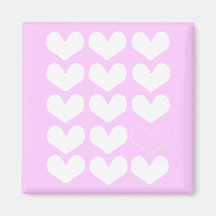 Riyah-Li Designs Hearts Fridge Magnet