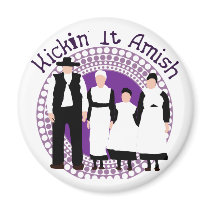 Riyah-Li Designs Kickin' It Amish Refrigerator Magnet