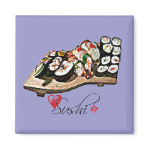 Riyah-Li Designs Love Sushi magnets by riyahlidesigns Riyah-Li Designs Love Sushi magnets