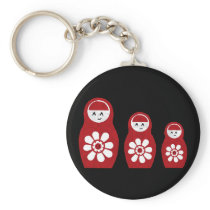 Riyah-Li Designs Nesting Doll Three Key Chain