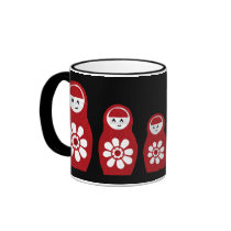 Riyah-Li Designs Nesting Doll Three mugs