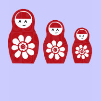 Riyah-Li Designs Nesting Doll Three t-shirts by riyahlidesigns Riyah-Li Designs Nesting Doll Three t-shirts