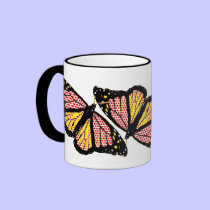 Riyah-Li Designs Pop Art Butterfly mugs