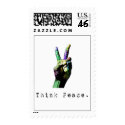 Riyah-LI Designs Think Peace postage