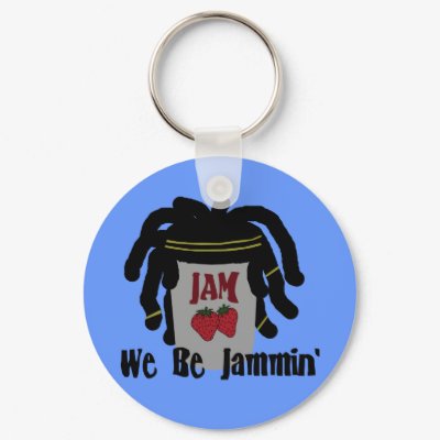 Riyah-Li Designs We Be Jammin' Keychains by riyahlidesigns